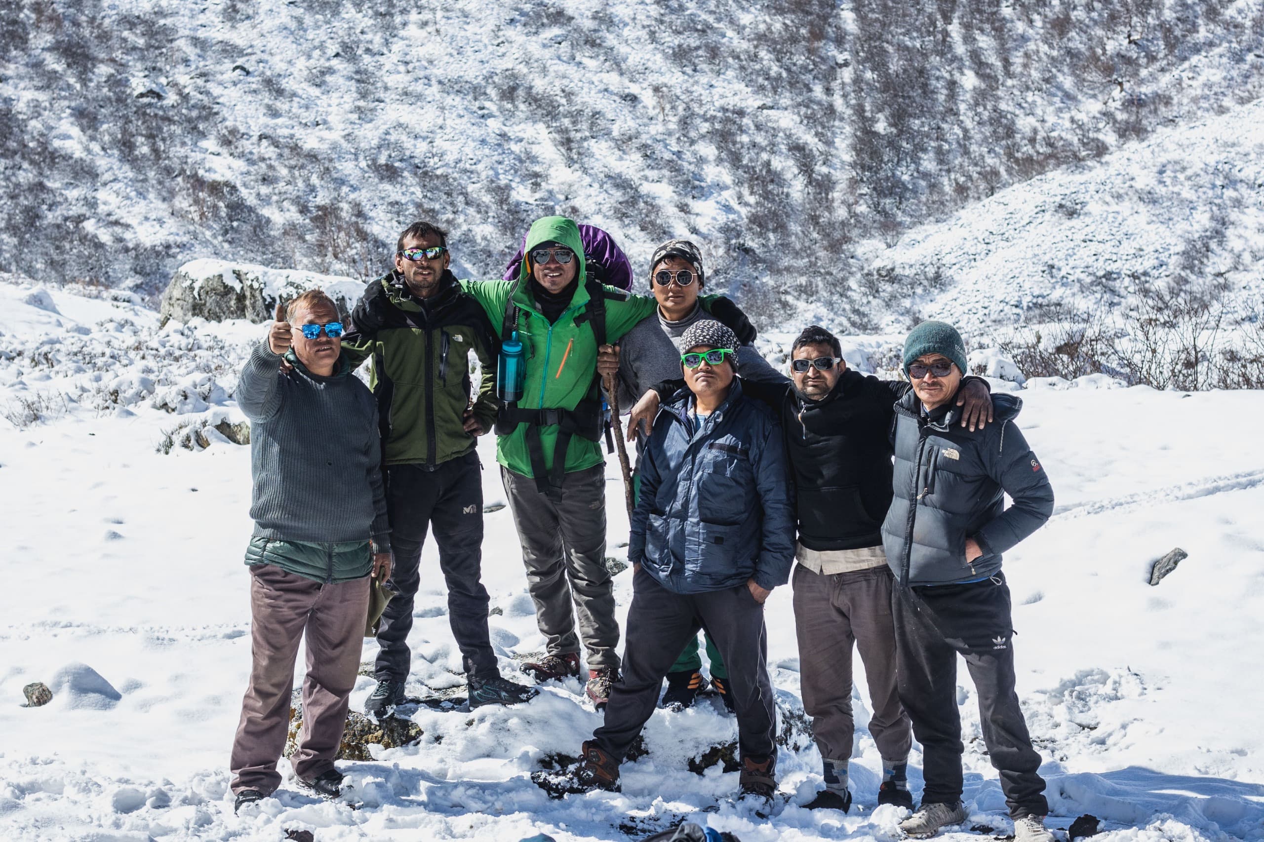 Groupe de randonneurs